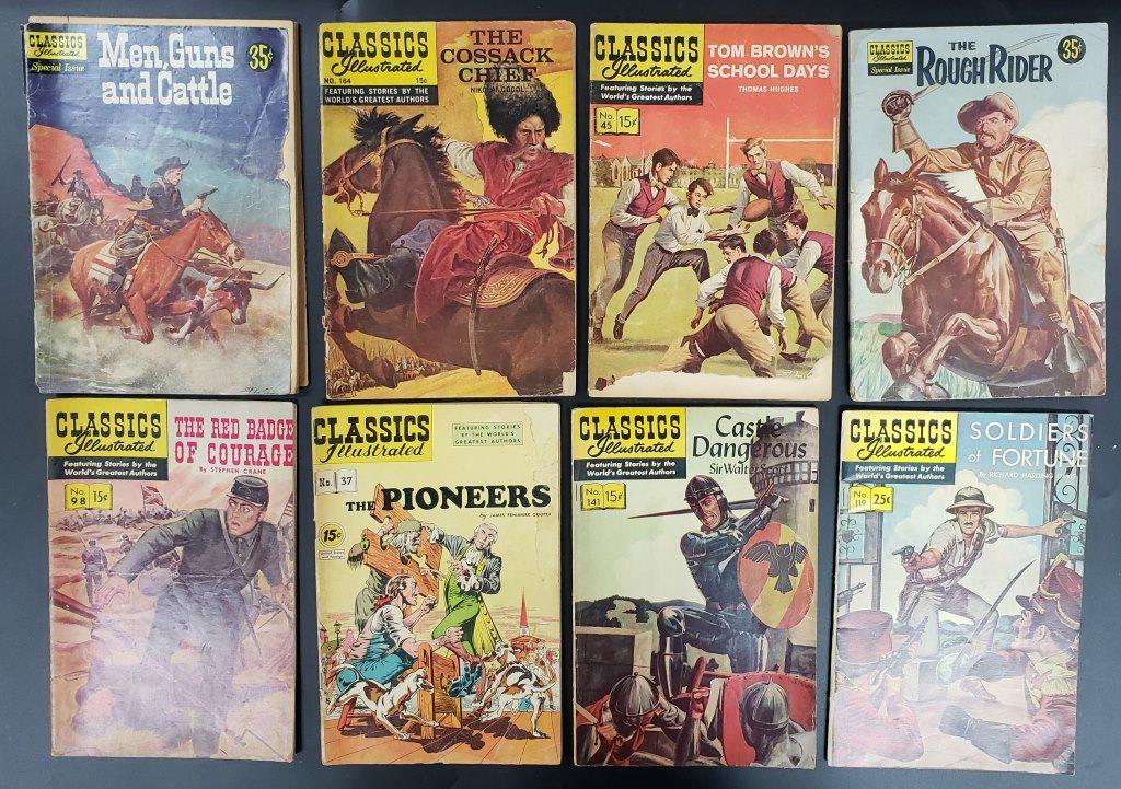(8) CLASSIC ILLUSTRATED VTG BOOKS (1 of 2)