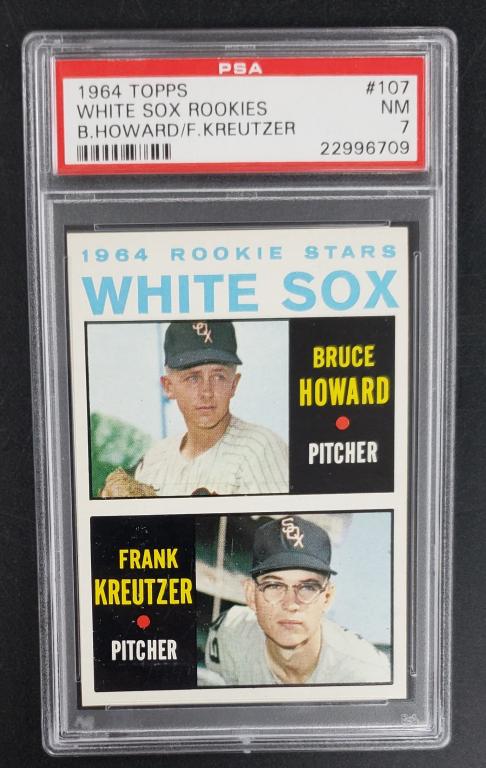 1964 TOPPS #107 ROOKIE STARS PSA NM 7 (1 of 2)