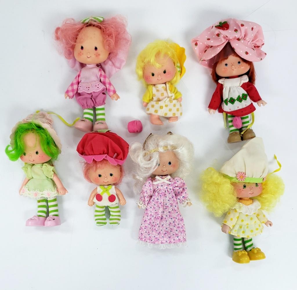 7 1979 Strawberry Shortcake Dolls