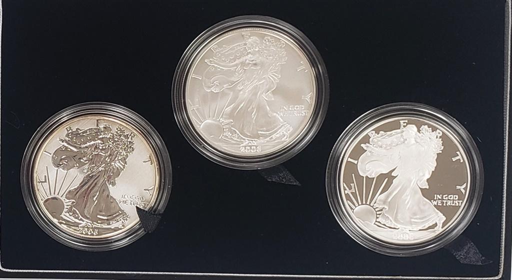 2006 American Eagle 20th Anniv. Silver 3-Coin Set (1 of 2)
