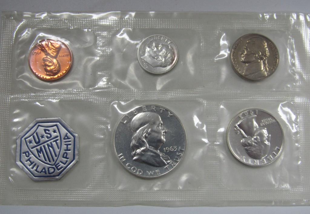 1963 U.S. MINT SET in ORIGINAL CELLO (1 of 2)