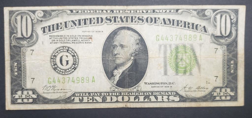1928B $10 FED RSV NOTE (1 of 2)
