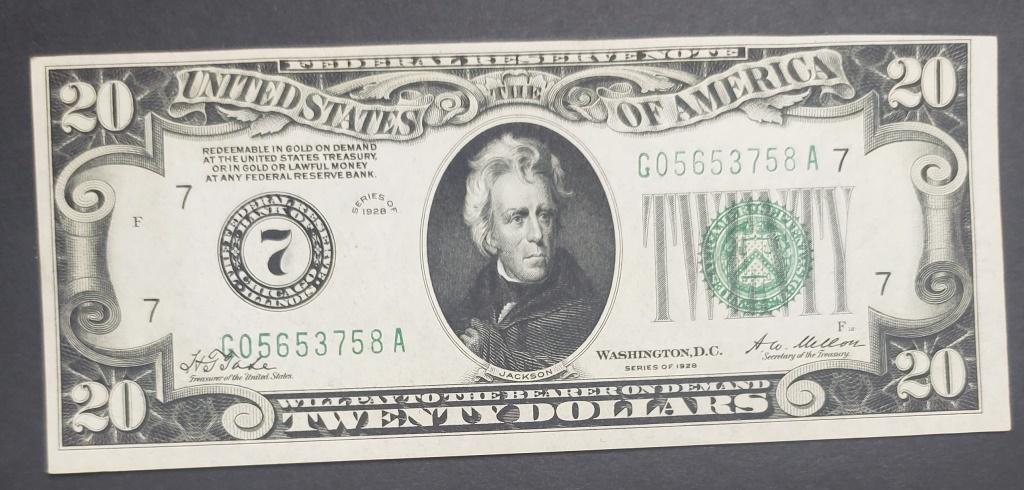 1928 $20 FED RSV NOTE (1 of 2)