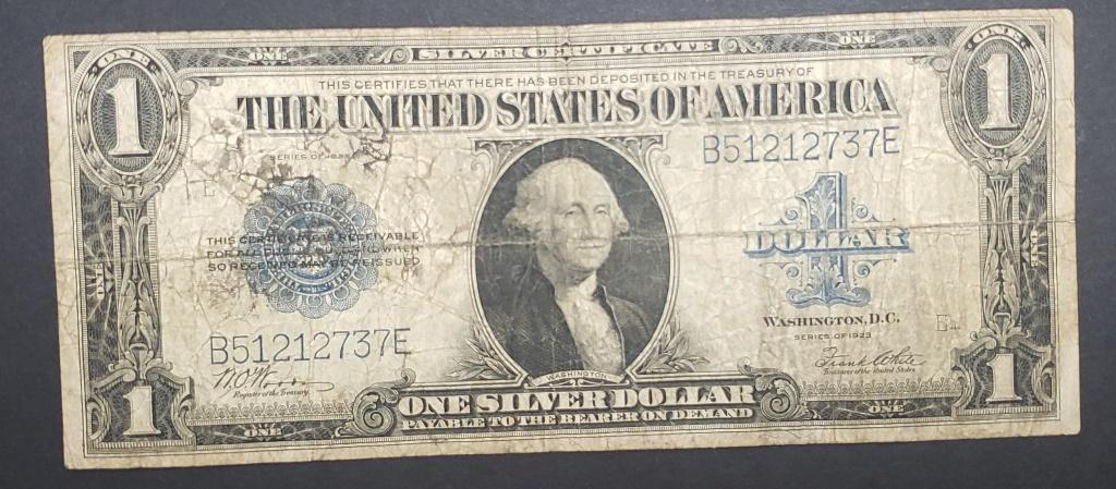1923 $1 LARGE SIZE SILVER CERT (1 of 2)