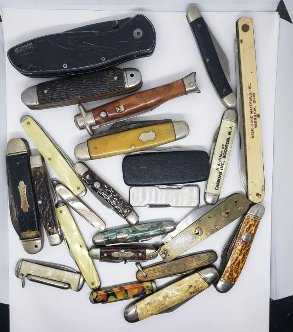 23 Pocket Knives - Most Are Vintage (1 of 1)