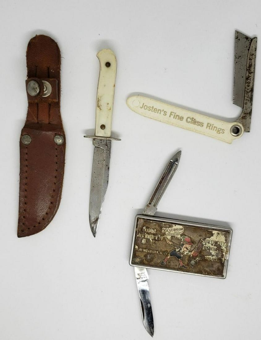 (3) VTG NOVELTY ADVERTISING KNIVES (1 of 2)