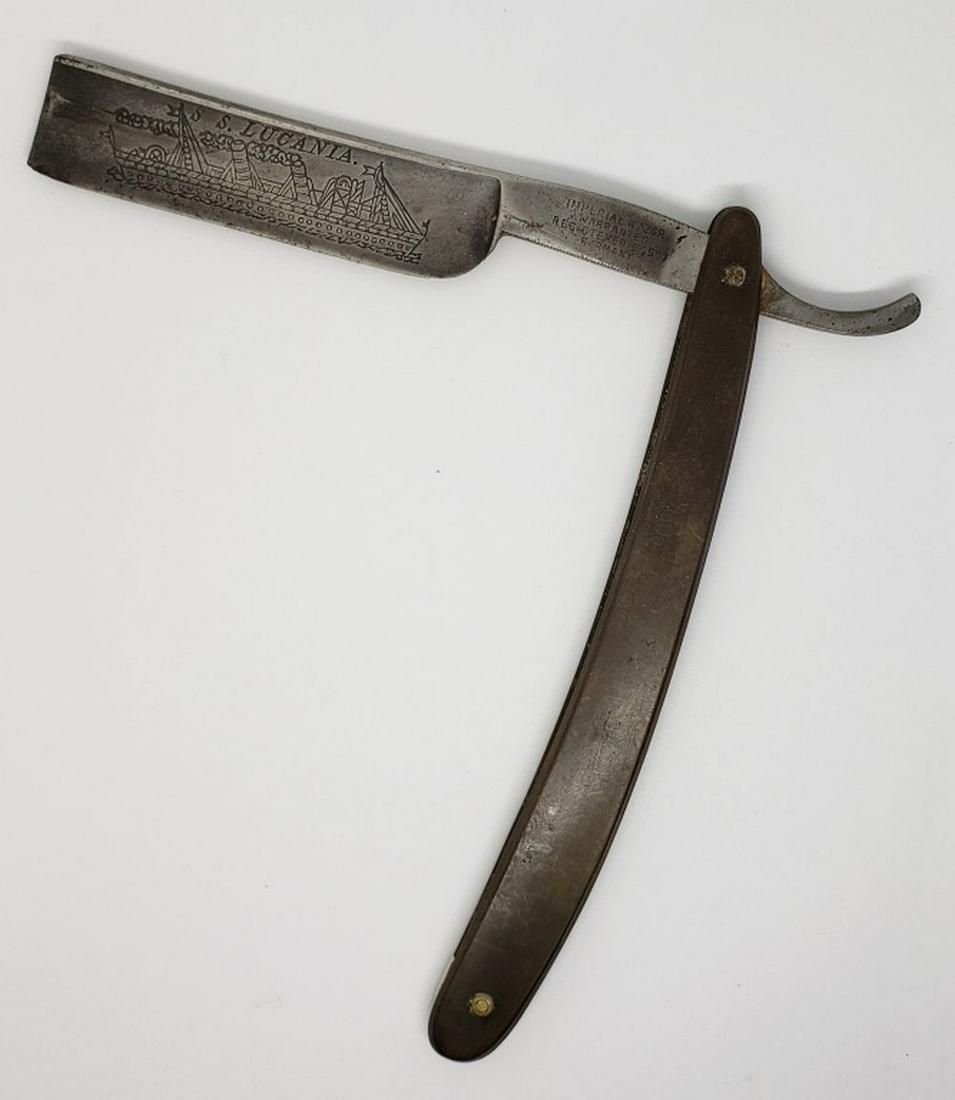 Imperial Straight Razor with Steamship (1 of 3)