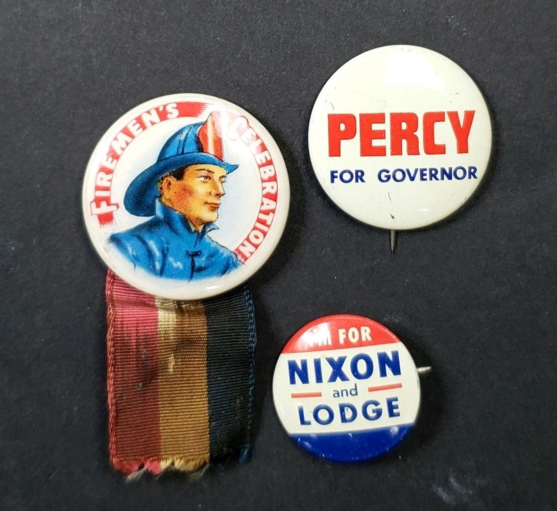 1960 I'm For Nixon and Lodge Pin (1 of 2)