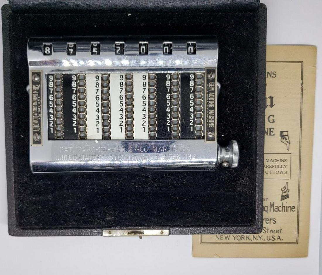 GEM ADDING MACHINE Automatic Adding (1 of 2)