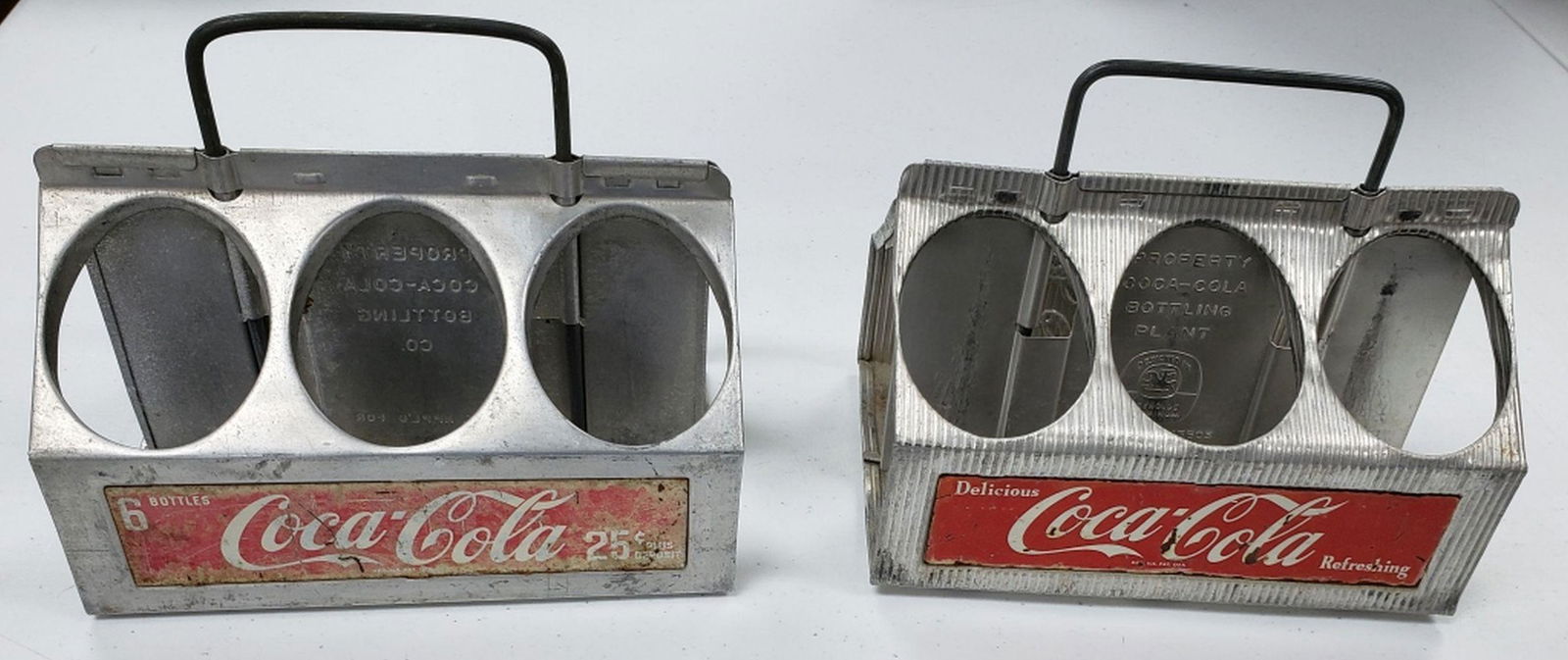 2 Vtg Coca-Cola Six Pack Tin (1 of 7)