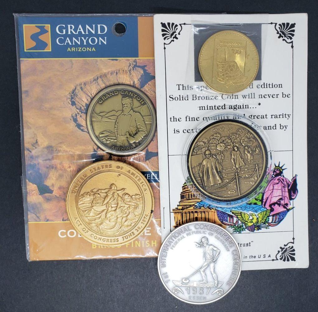 5-TOKENS/COMMEMORATIVE COINS (1 of 2)