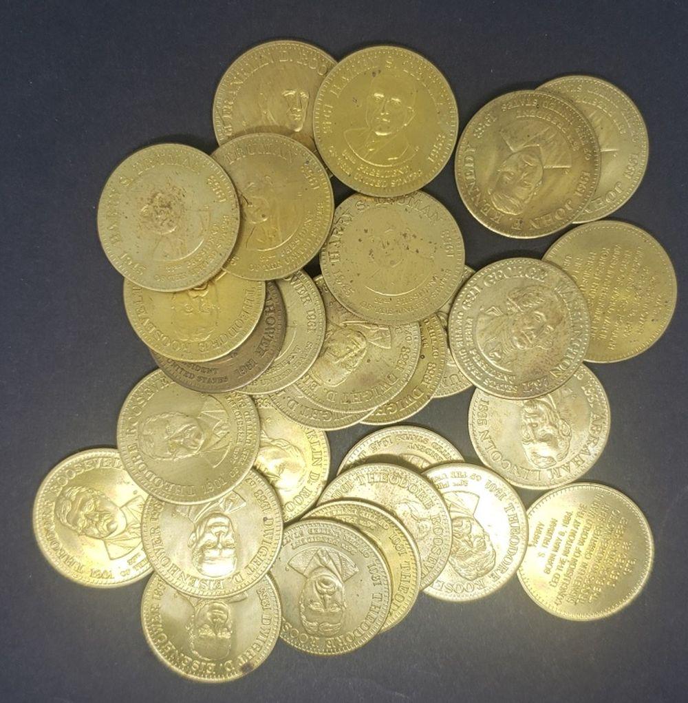 28-U.S. PRESIDENT COINS / MEDALLIONS (1 of 1)