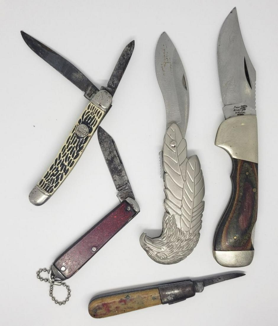 FROST CUTLERY LOCKBACK & EAGLE HEAD (1 of 4)