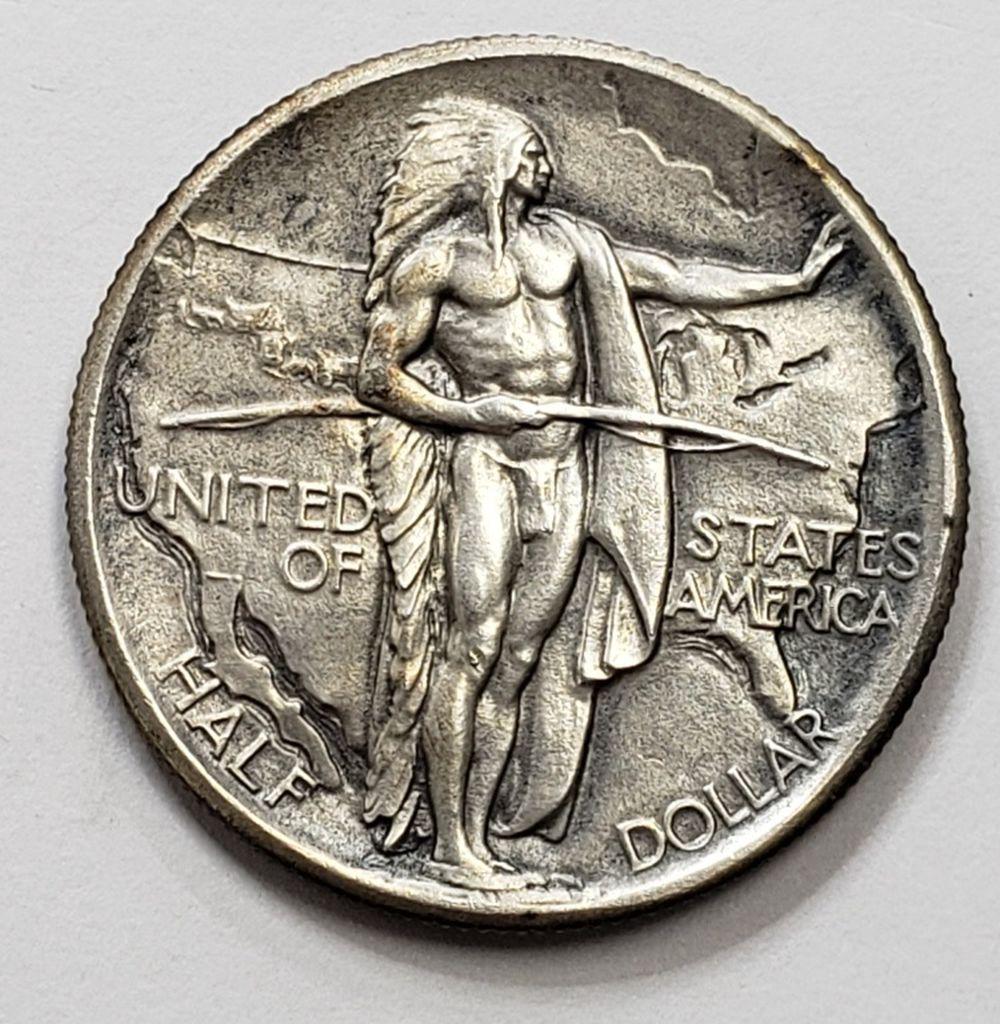 1926 OREGON TRAIL SILVER COMMEM HALF (1 of 2)