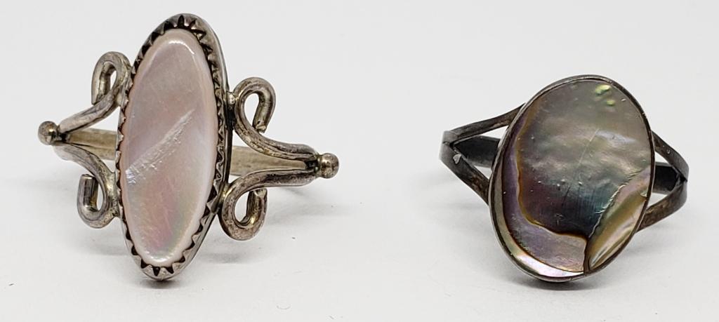 2-SOUTHWESTERN STERLING RINGS (1)WITH MAKERS (1 of 5)