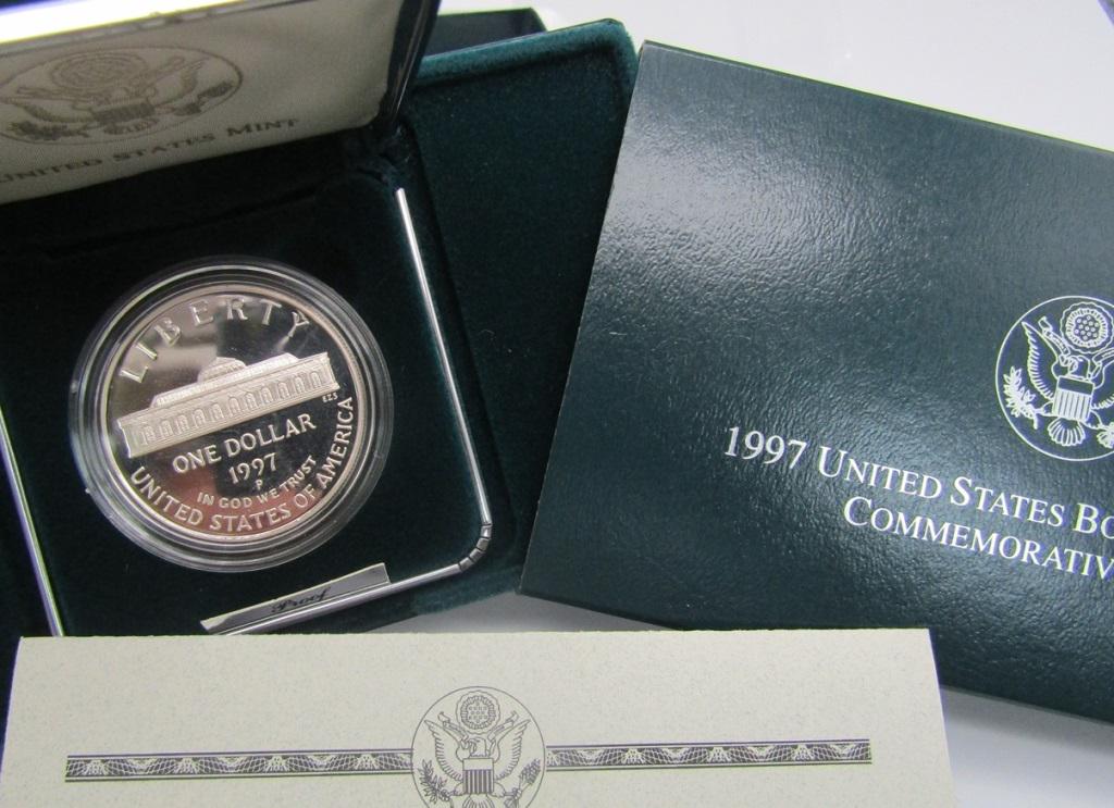 1997 BOTANIC GARDEN PRF SILVER $ (1 of 2)