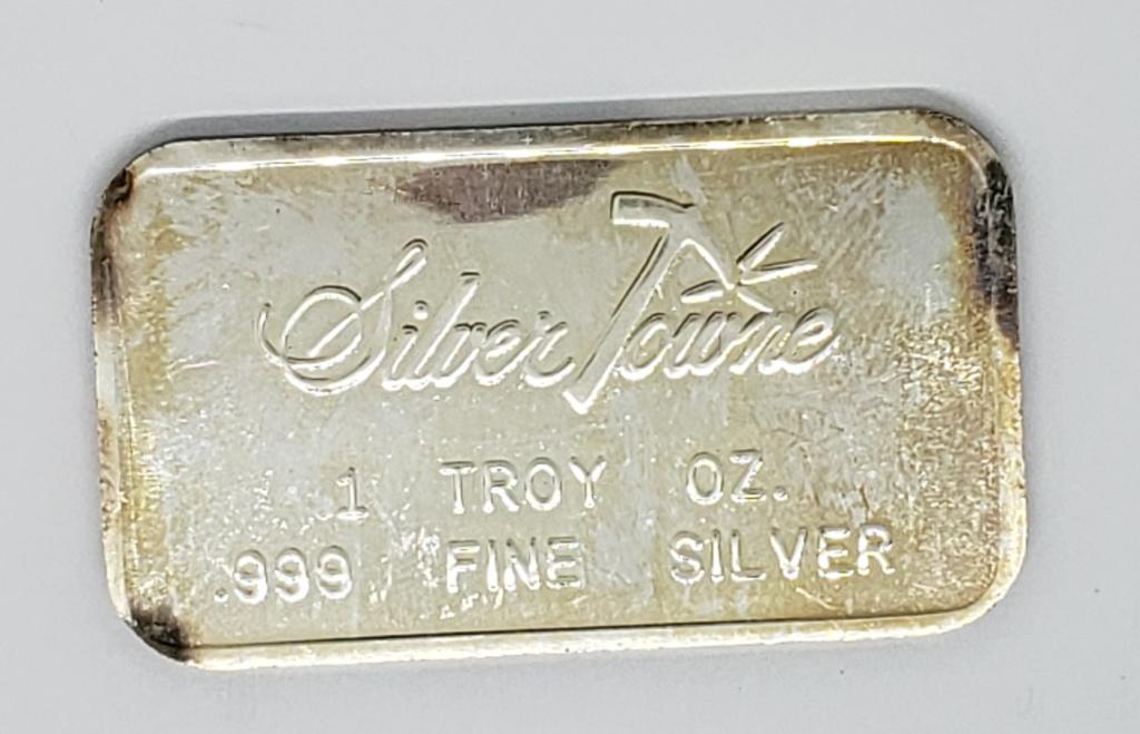 SILVERTOWNE 1oz .999 SILVER BAR (1 of 2)