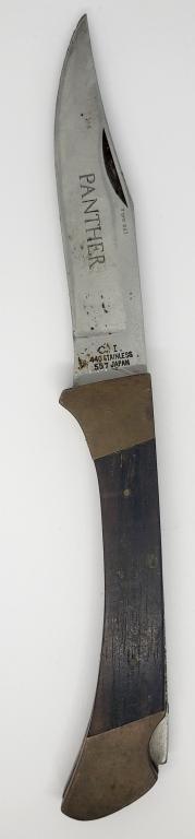 VTG PANTHER POCKET KNIFE CI 440 STAINLESS 557 (1 of 4)