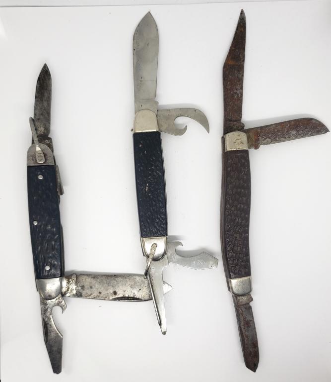 3-VINTAGE IMPERIAL FOLDING KNIVES-FOR REPAIR (1 of 5)
