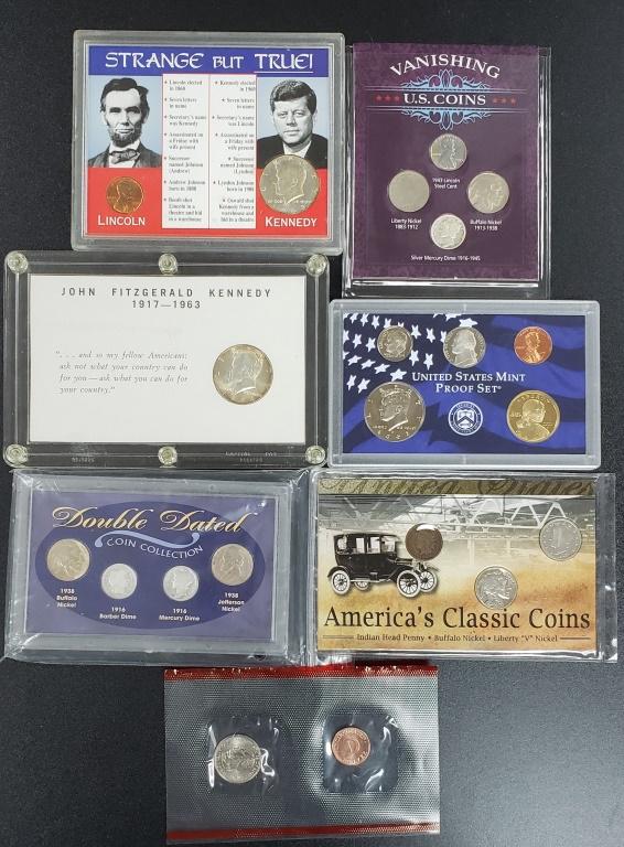 6-U.S. TRIBUTE SETS & COINS: STRANGE BUT TRUE (1 of 2)