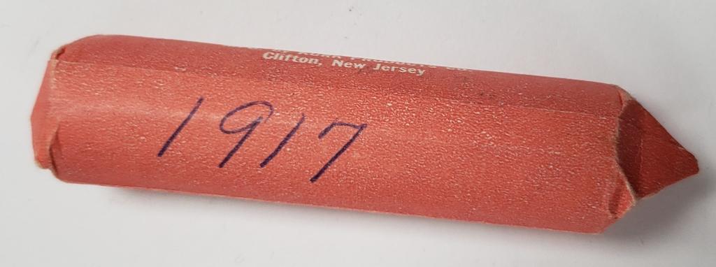 1917 WHEAT CENT ROLL (1 of 2)