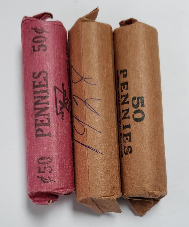 1920, 1925, 1928 WHEAT CENT ROLLS (1 of 1)