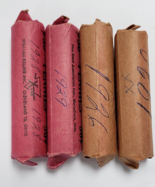 1920, 1926, 1928, 1929 WHEAT CENT ROLLS (1 of 1)