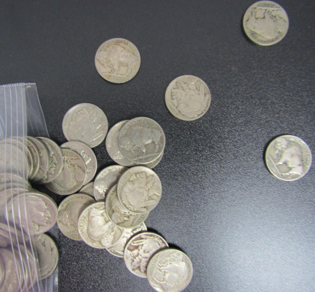 200-BUFFALO NICKELS FULL DATES (1 of 2)
