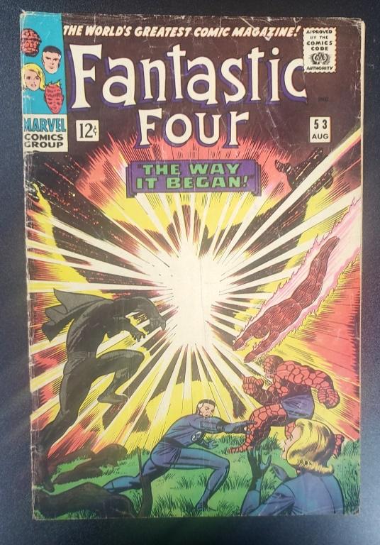 1966 MARVEL #53 FANTASTIC FOUR: BLACK PANTHER