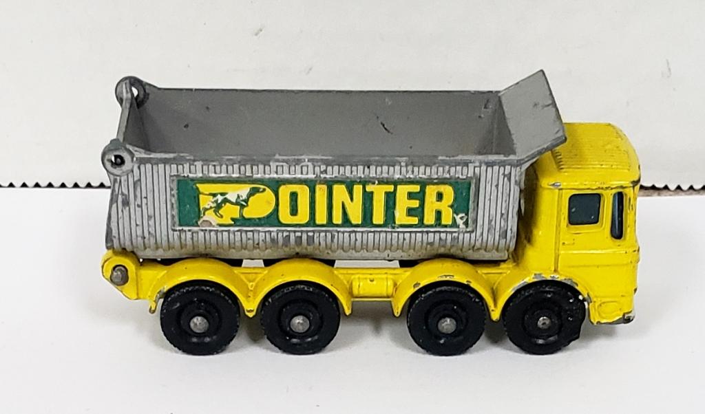 Vtg Lesney Matchbox 51 Series Ergomatic Cab: 8 Wheel Tipper #51 Pointer Loose Rare