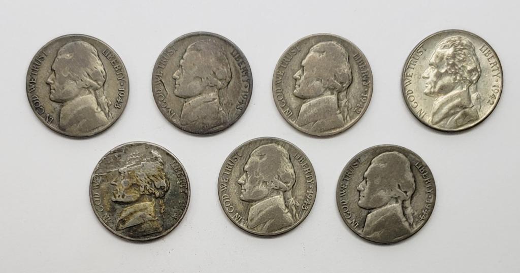 1942-S WAR NICKEL AU - SILVER (1 of 2)