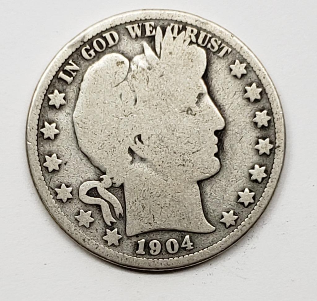 1904-S BARBER HALF DOLLAR (1 of 2)