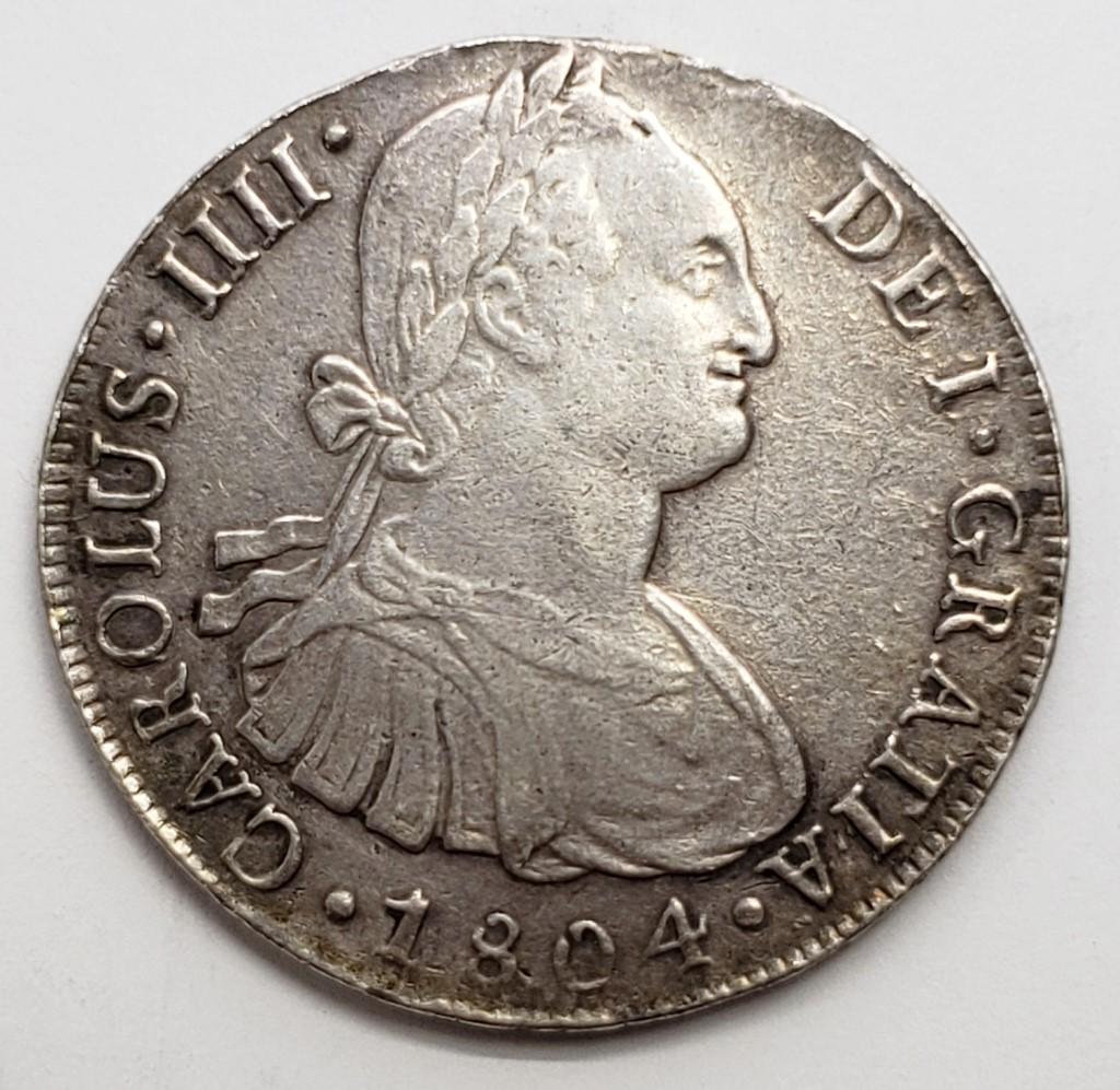 1804 8 REALES SPANISH COLONIAL MEXICO (1 of 2)