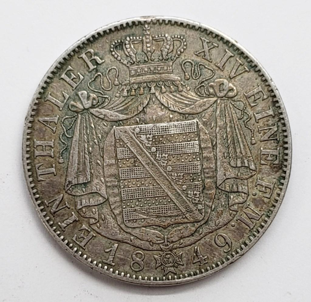 1849 German State Prussia Ein Thaler (1 of 2)