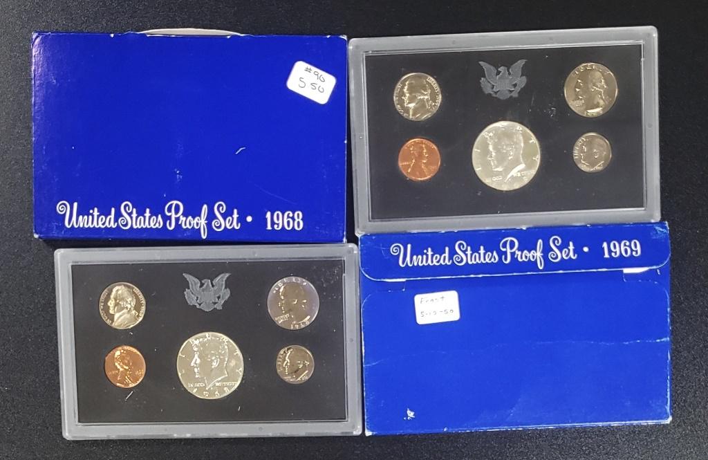 1968 & 1969 U.S. PROOF SETS (1 of 2)