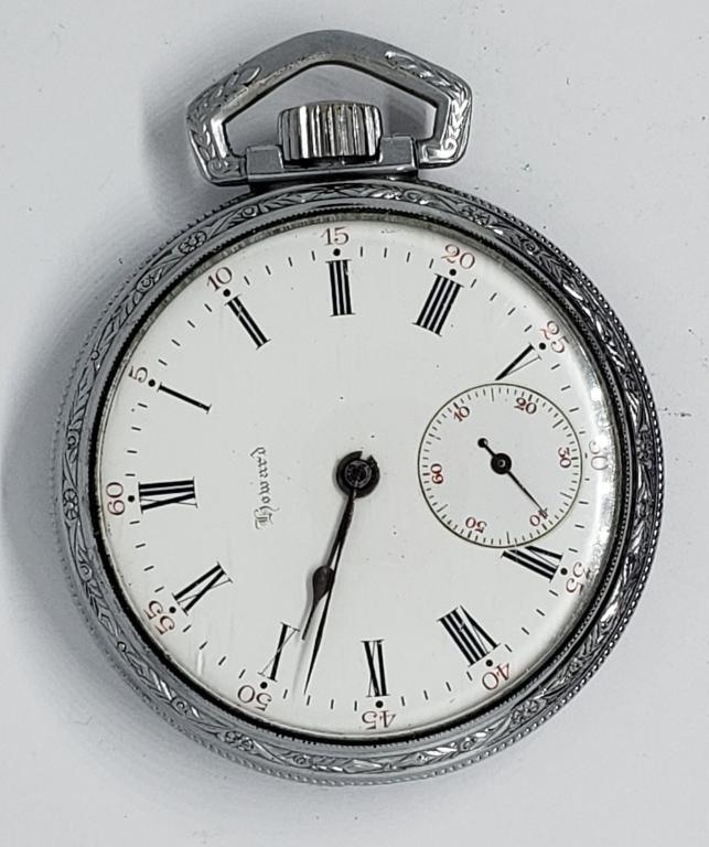HOWARD OPEN FACE POCKET WATCH (1 of 5)