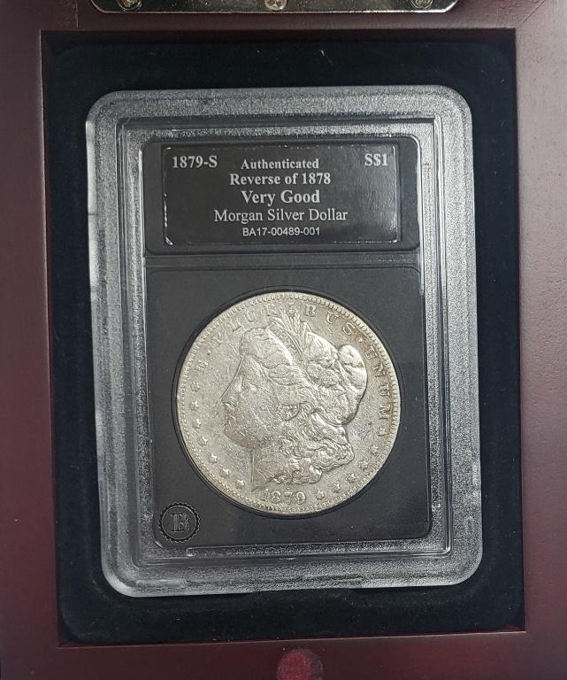 1879-S Morgan Silver Dollar - Reverse of 1878 - VG (1 of 5)