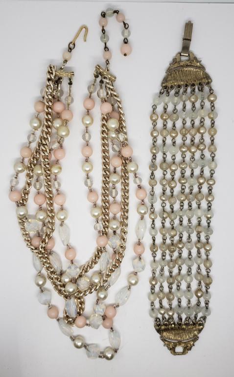 VINTAGE JAPAN PINK AND BABY BLUE LAYERED (1 of 4)