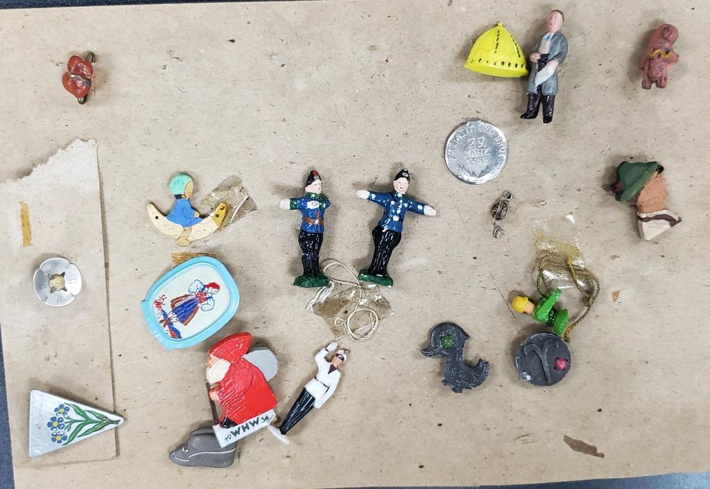 1930's & WWII Era German Pins and Tinnies (1 of 4)