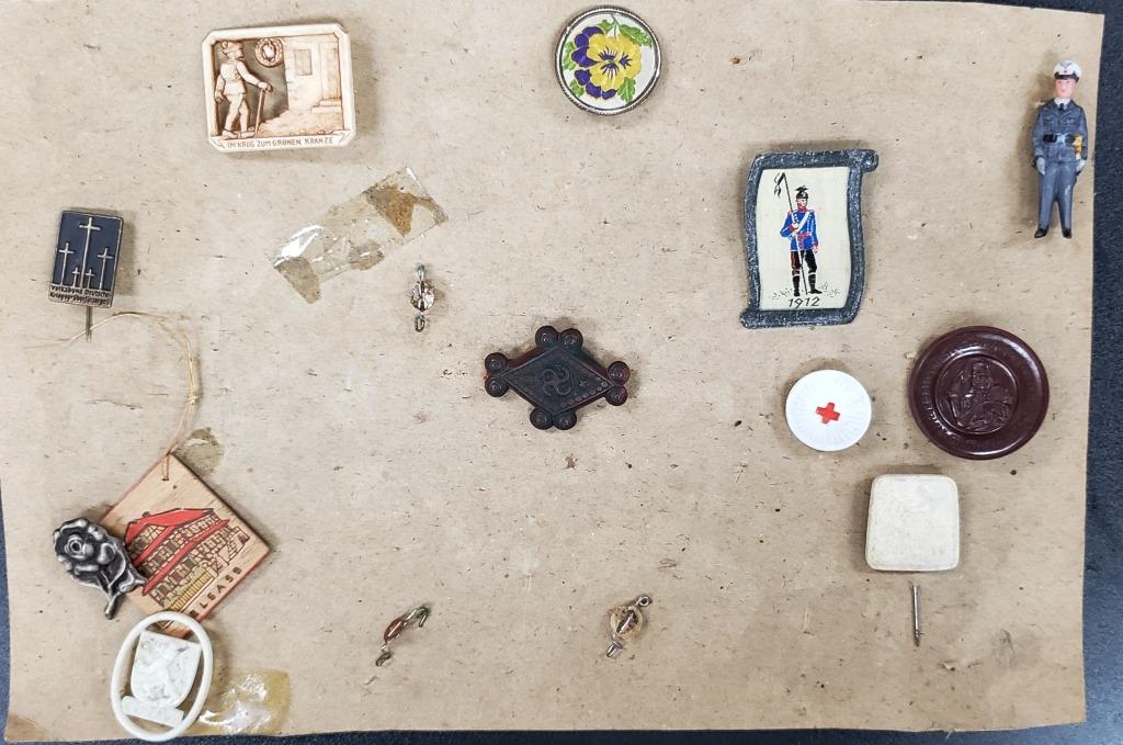 1930's & WWII Era German Pins and Tinnies (1 of 4)