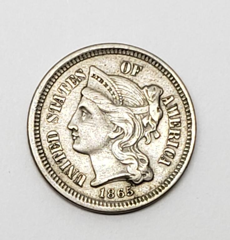 1865 3 Cent Piece (1 of 2)