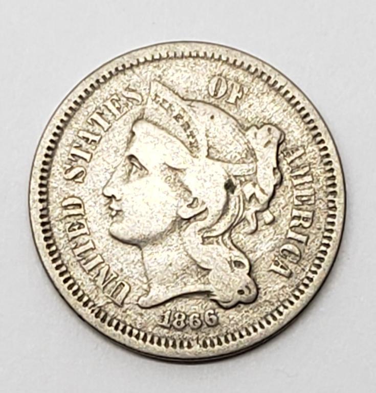 1866 3 Cent Piece (1 of 2)