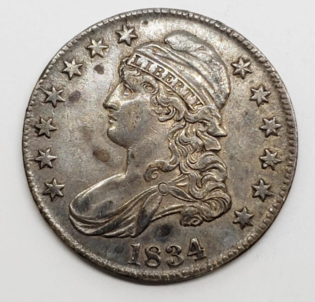 1834 Capped Bust Half Dollar - Lettered Edge (1 of 2)
