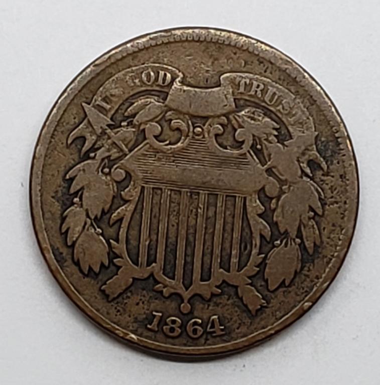1864 2-Cent Piece (1 of 2)
