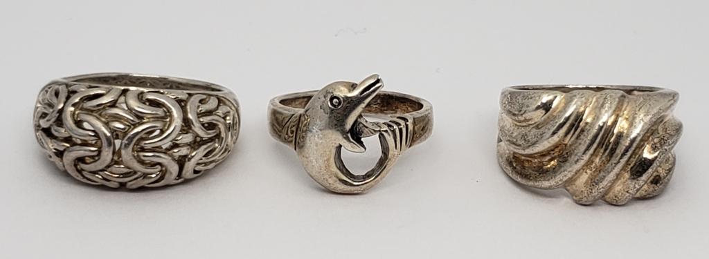 Vintage Sterling Silver Signed NF Ring (1 of 7)