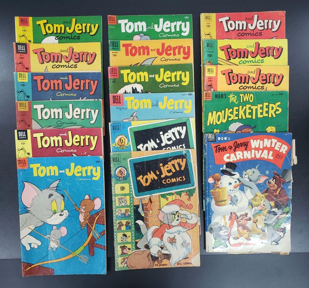 (17) DELL TOM and JERRY COMICS (1 of 7)