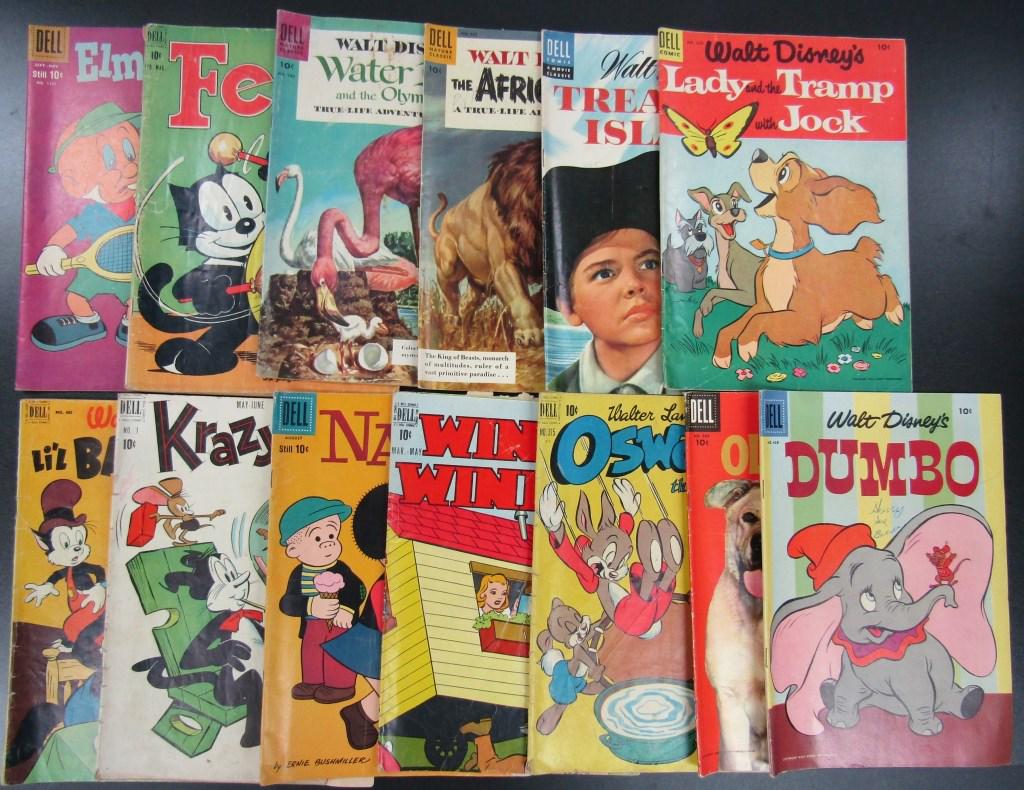 (13) DELL COMIC BOOKS: OSWALD THE RABBIT (1 of 4)