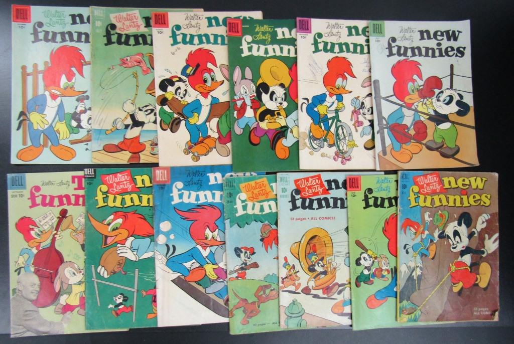 (13) DELL COMIC WALTER LANTZ NEW FUNNIES (1 of 2)