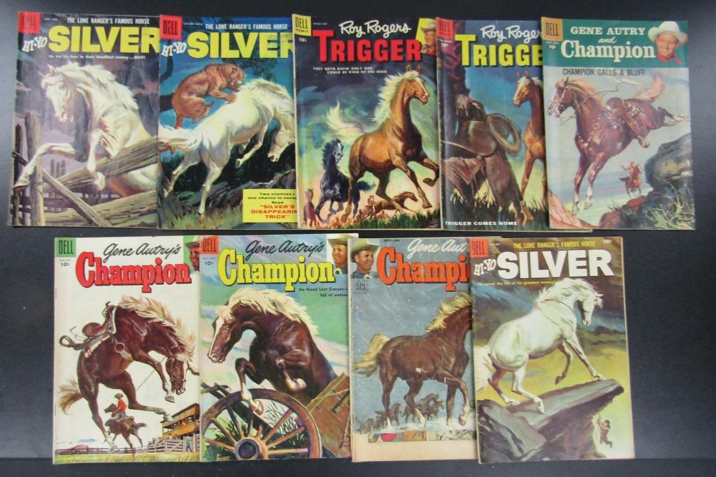 (9) DELL  HI-YO SILVER, TRIGGER, CHAMPION (1 of 4)