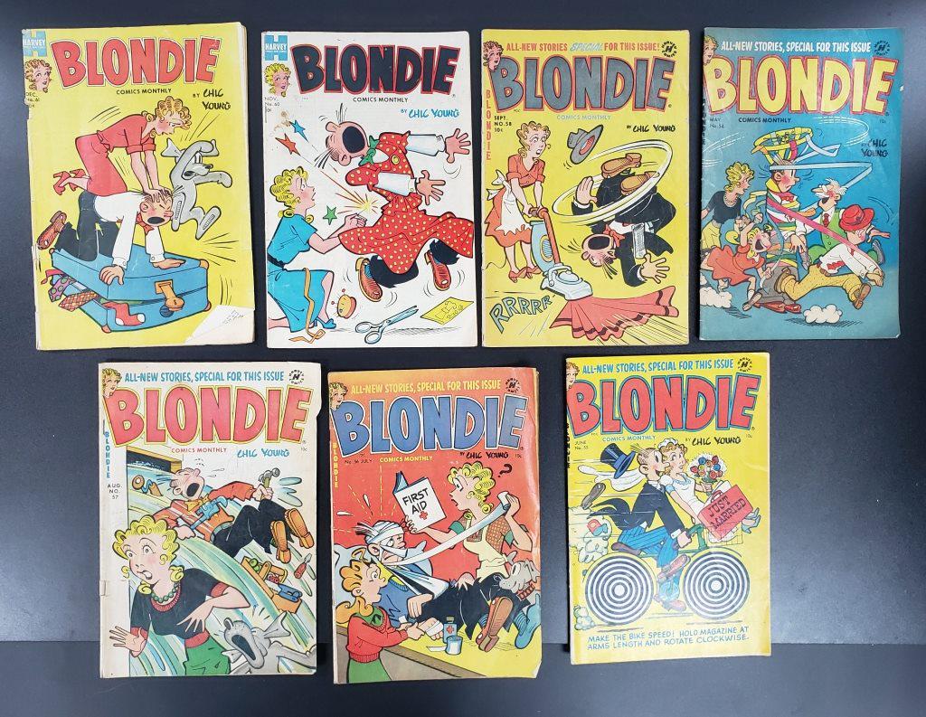 (7) 1955 HARVEY COMICS BLONDIE (1 of 2)
